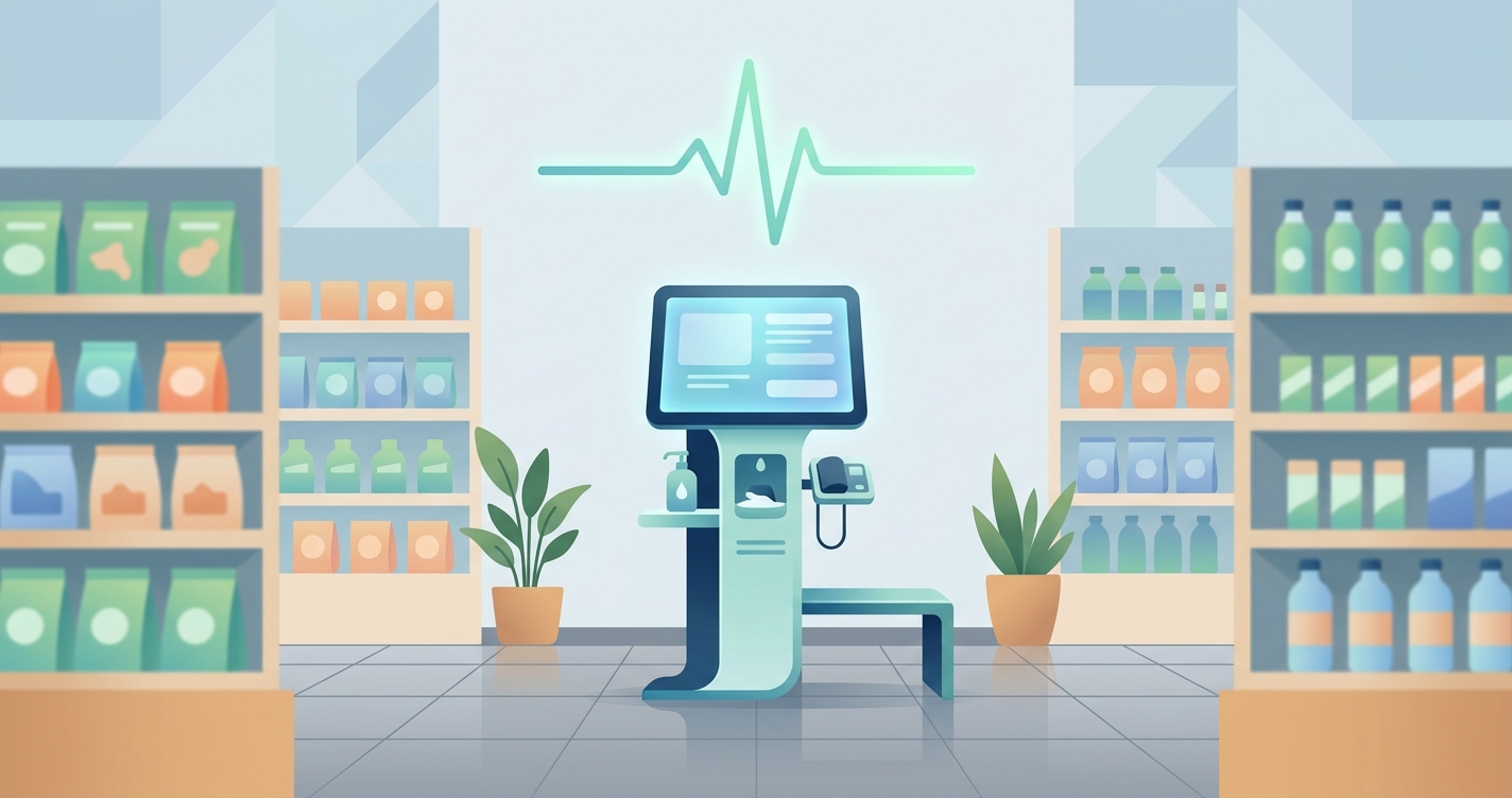 Can a grocery store kiosk tell me if my blood pressure is too high, for free?